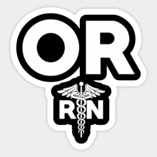 Operating Room Registered Nurse Hospital Rn Staff Sticker